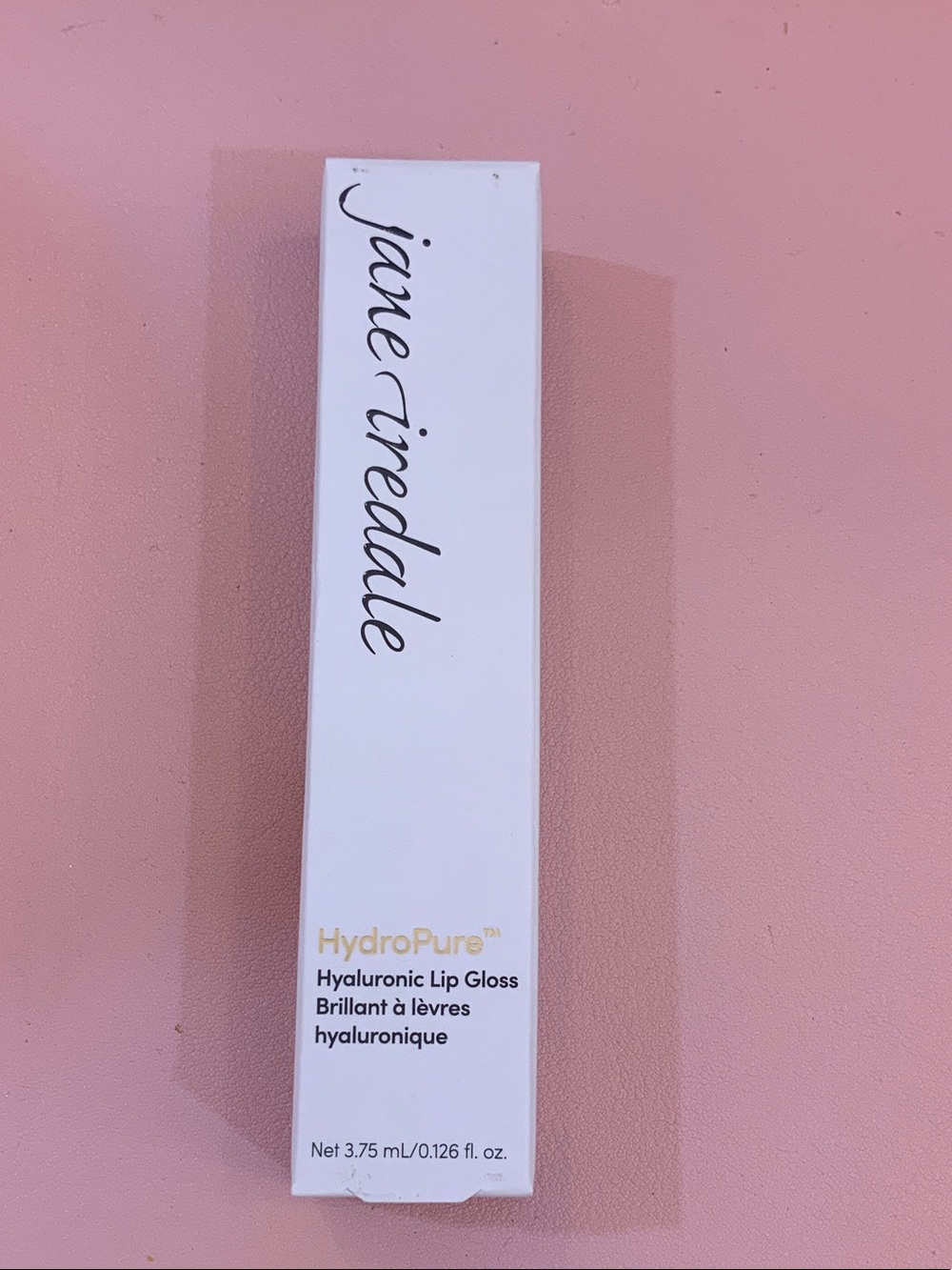 jane iredale White and Gold HydroPure Hyaluronic Lip Gloss in shade Snow Berry